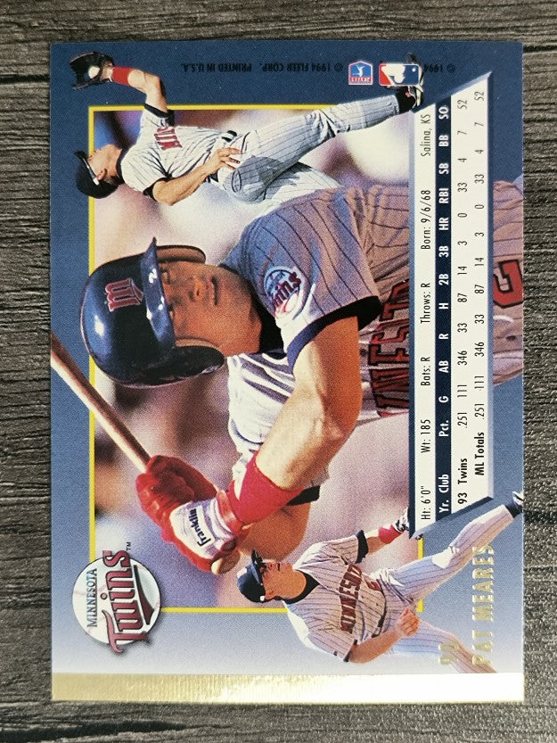 1994 Ultra #90 Pat Meares