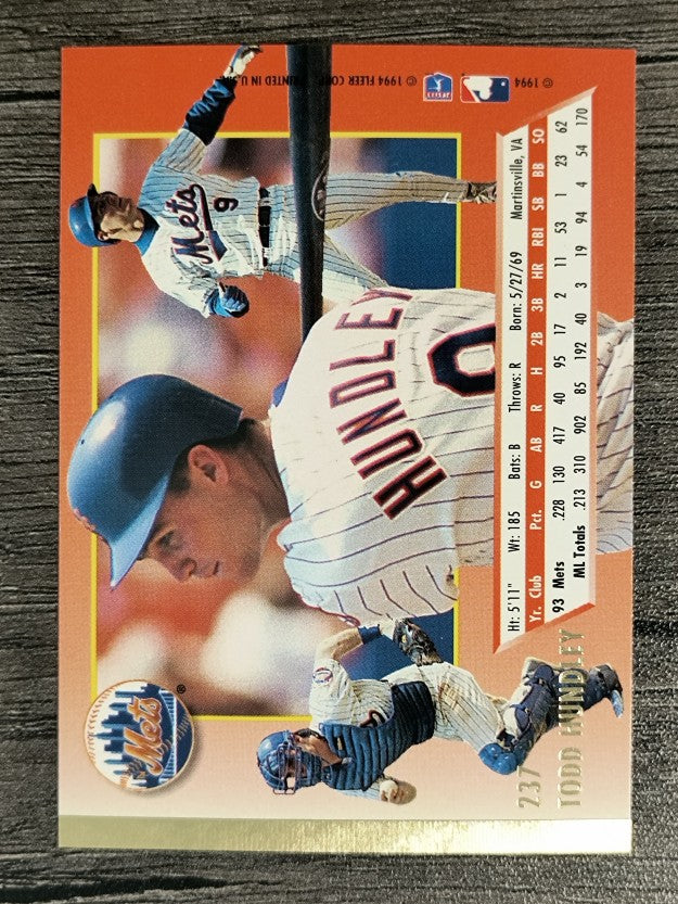 1994 Ultra #237 Todd Hundley