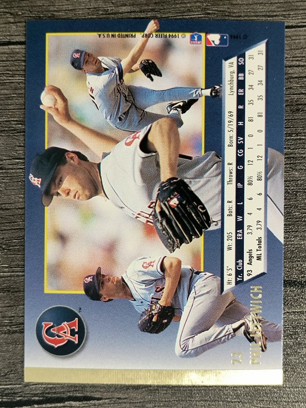 1994 Ultra #23 Phil Leftwich RC