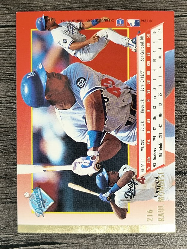 1994 Ultra #216 Raul Mondesi