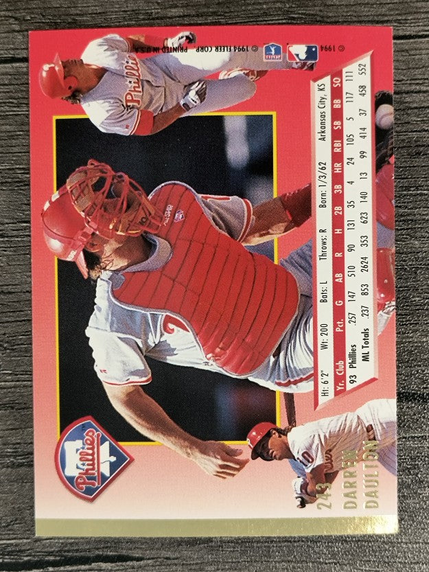 1994 Ultra #243 Darren Daulton
