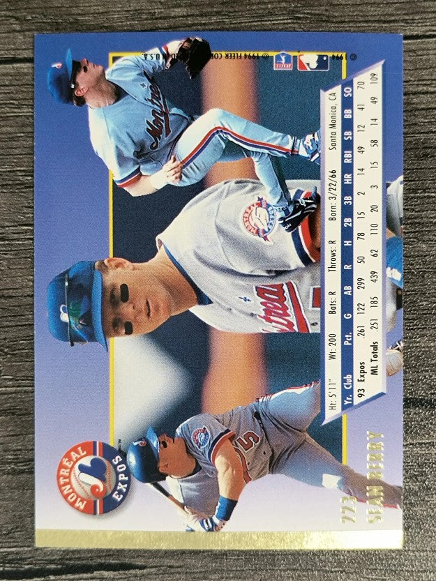 1994 Ultra #223 Sean Berry