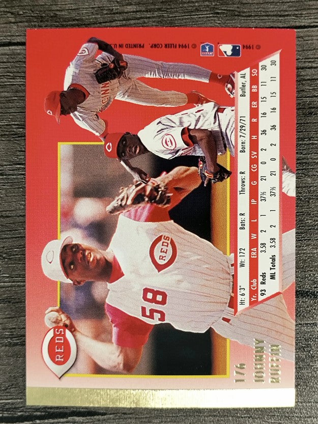 1994 Ultra #176 Johnny Ruffin