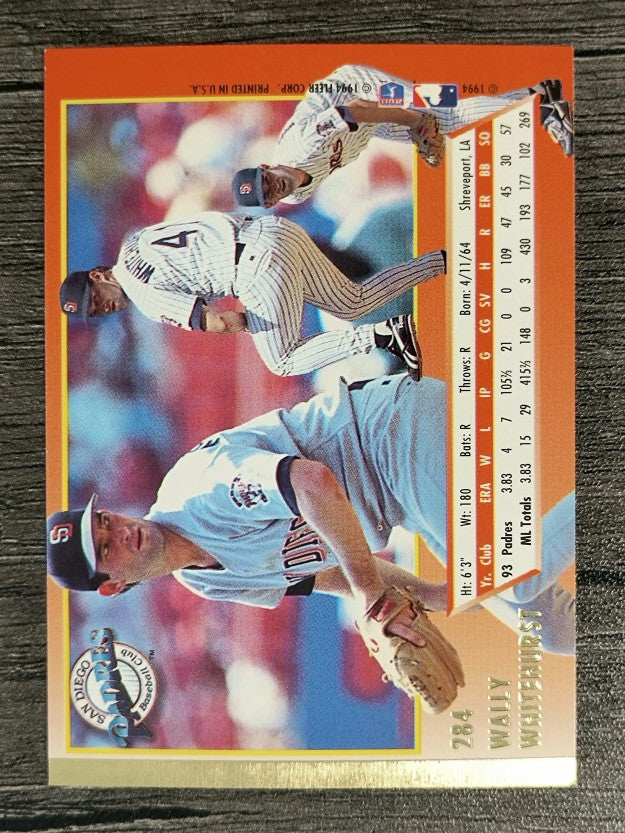 1994 Ultra #284 Wally Whitehurst