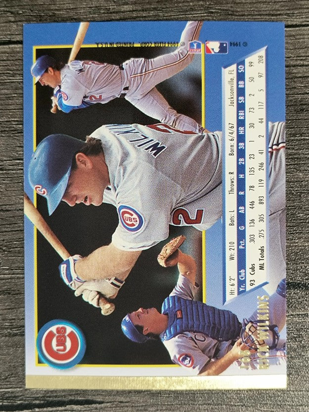 1994 Ultra #168 Rick Wilkins