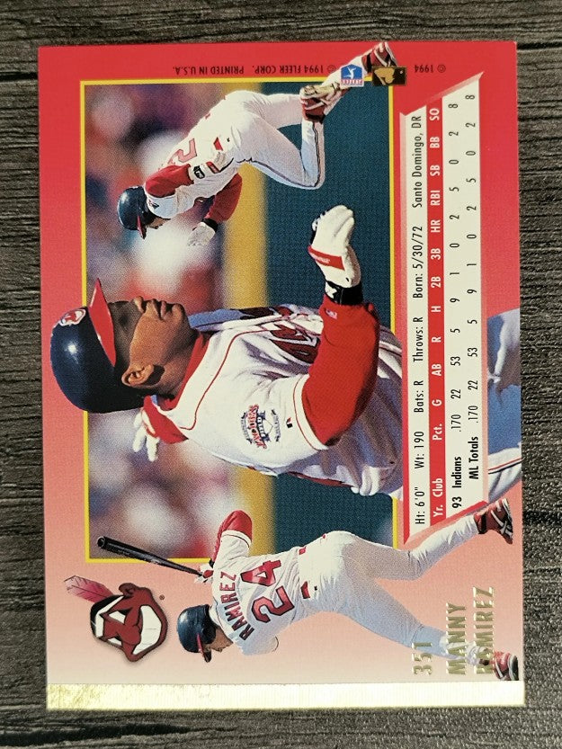 1994 Ultra #351 Manny Ramirez