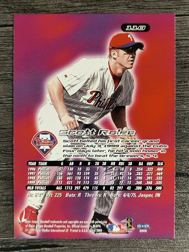 2000 Ultra #110 Scott Rolen