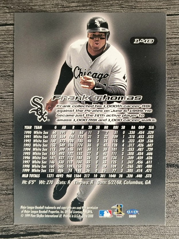 2000 Ultra #140 Frank Thomas