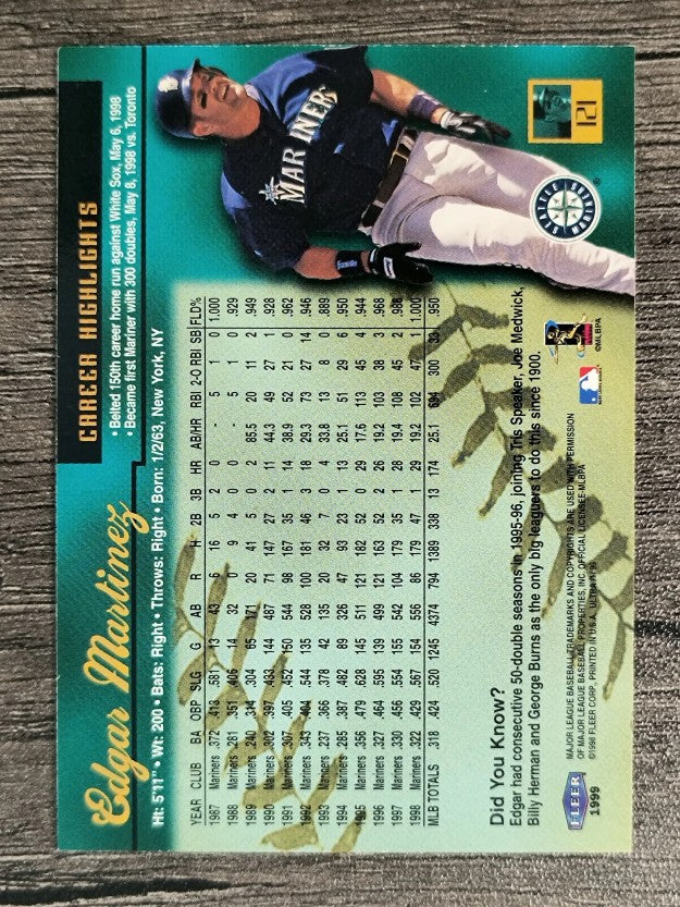 1999 Ultra #121 Edgar Martinez