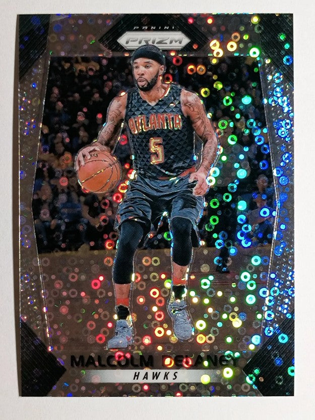 2017-18 Panini Prizm Prizms Fast Break #105 Malcolm Delaney