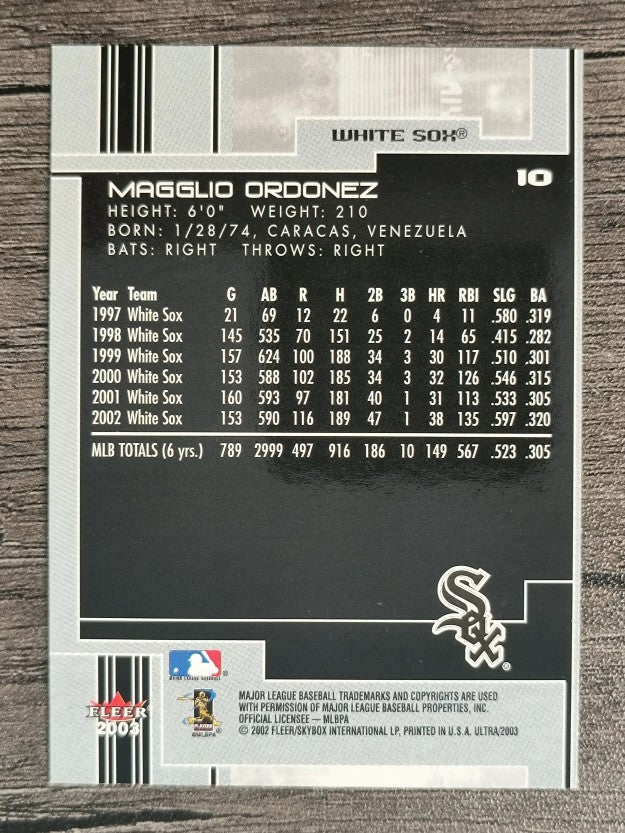 2003 Ultra #10 Magglio Ordonez