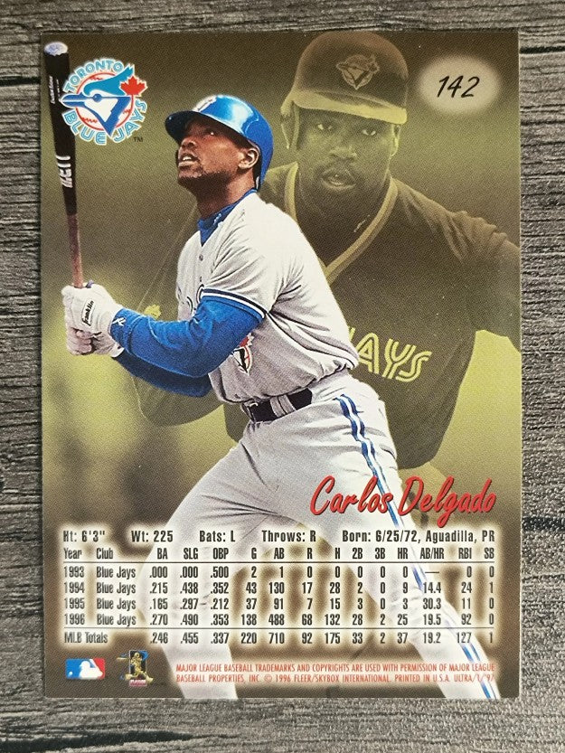 1997 Ultra #142 Carlos Delgado
