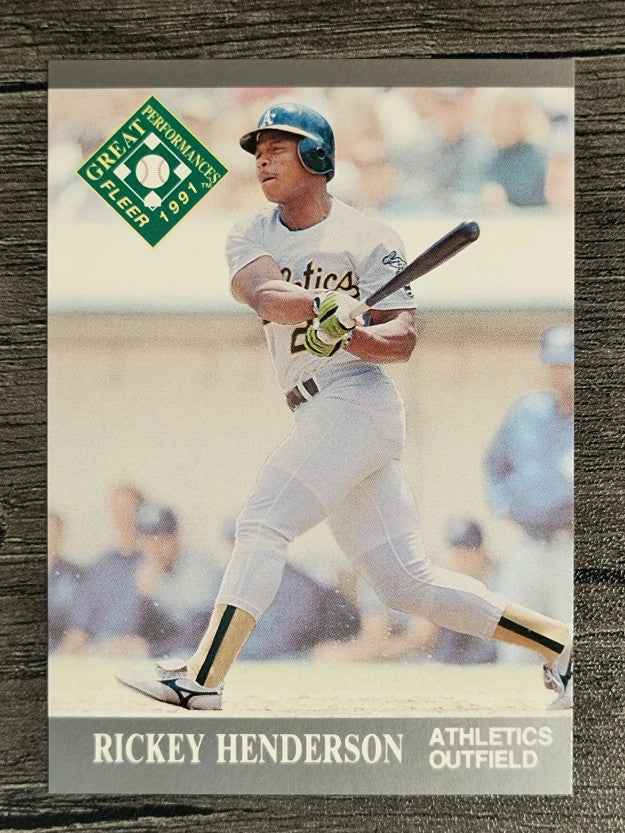 1991 Ultra #393 Rickey Henderson EP