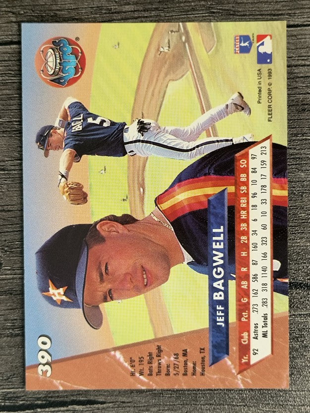 1993 Ultra #390 Jeff Bagwell