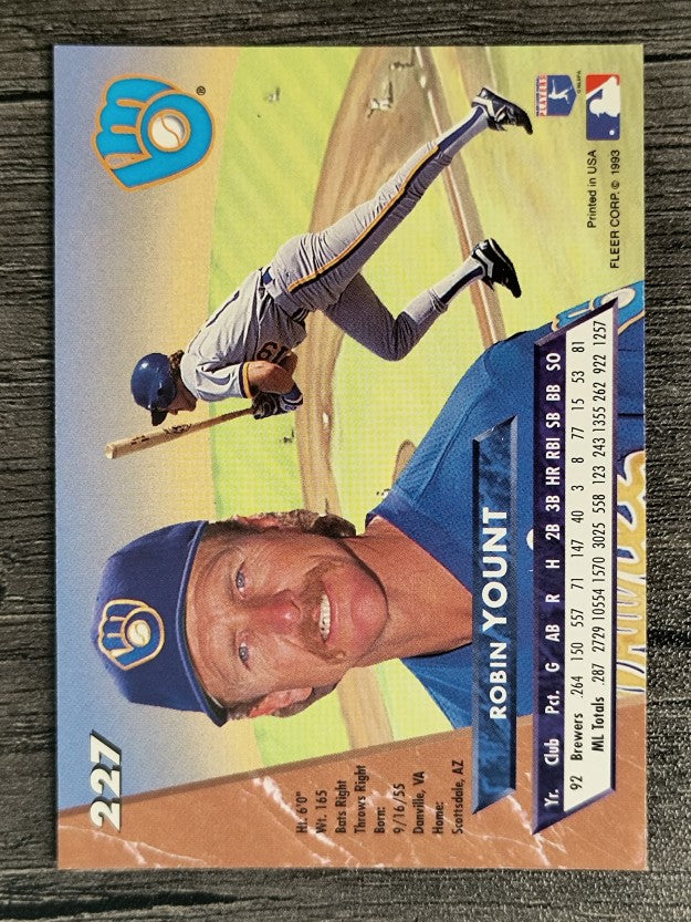 1993 Ultra #227 Robin Yount