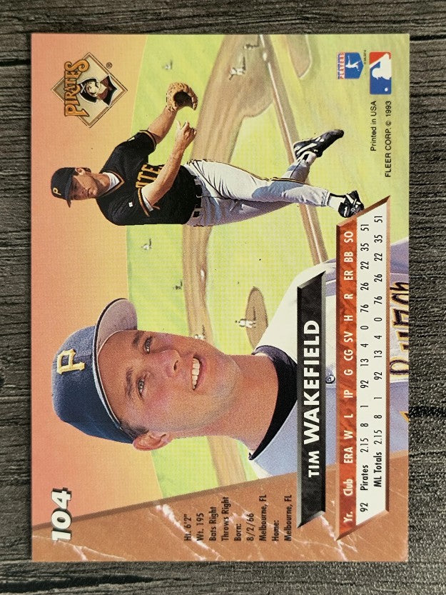 1993 Ultra #104 Tim Wakefield