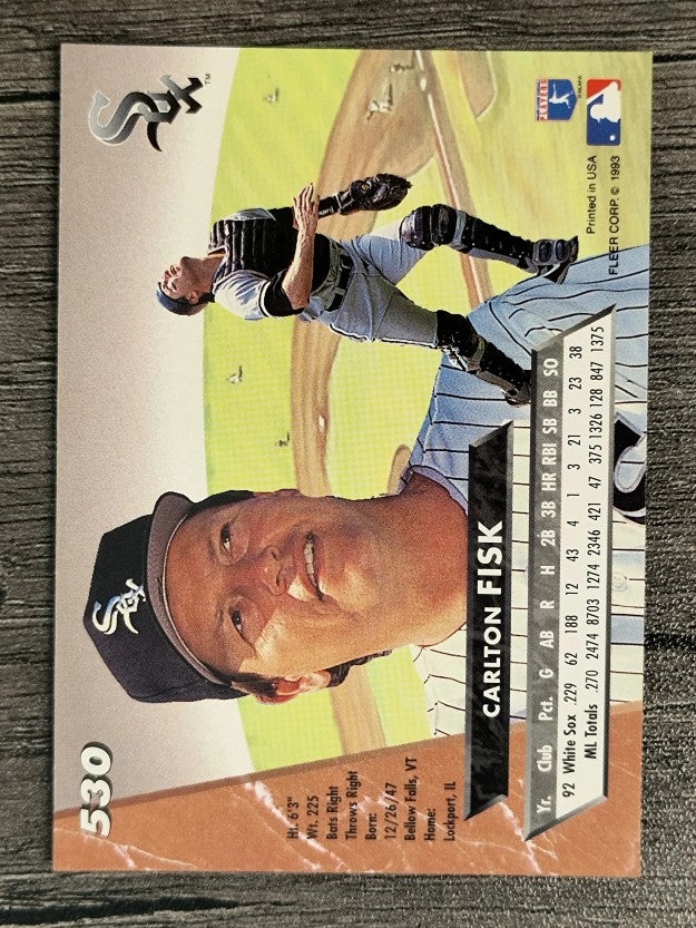1993 Ultra #530 Carlton Fisk