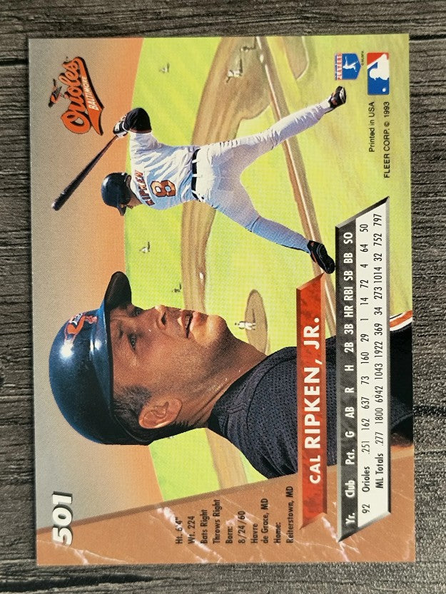 1993 Ultra #501 Cal Ripken