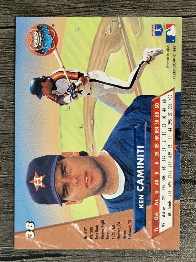 1993 Ultra #38 Ken Caminiti