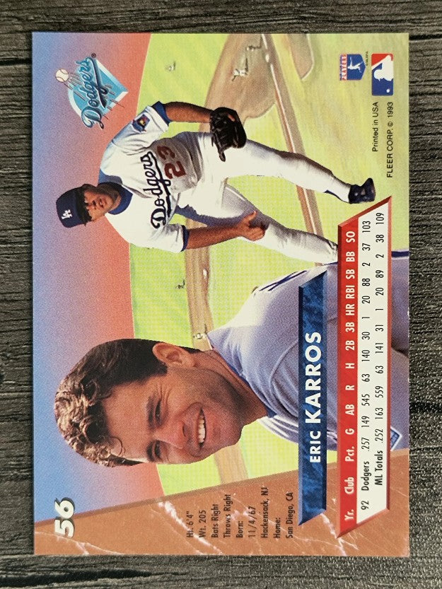1993 Ultra #56 Eric Karros