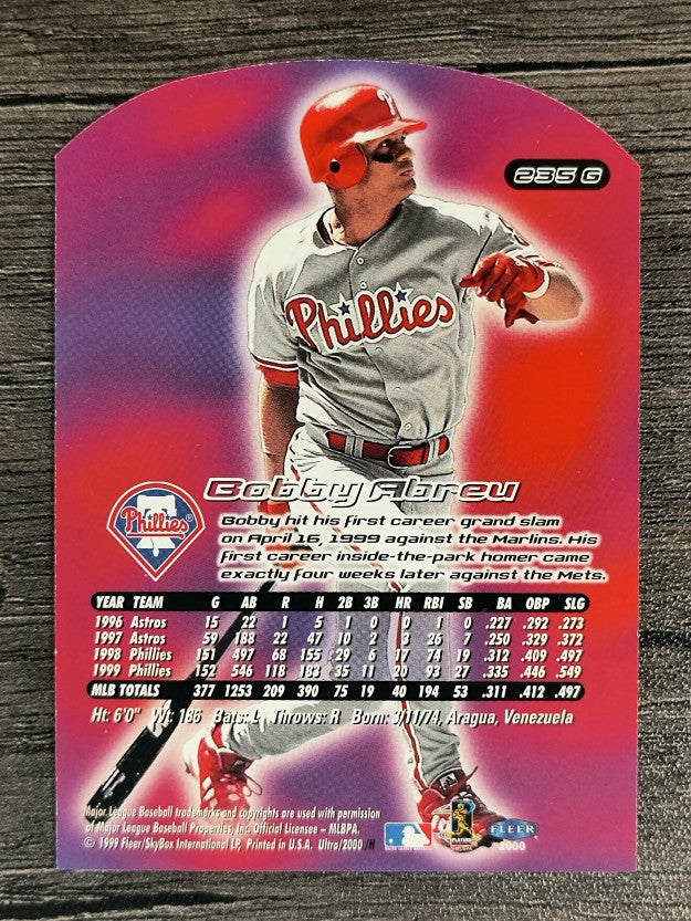 2000 Ultra Gold Medallion #235 Bobby Abreu