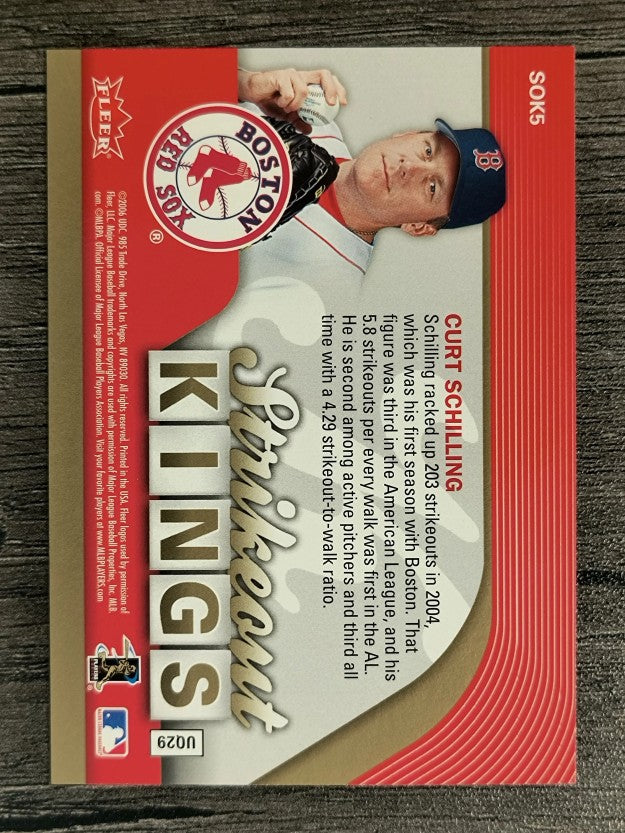 2006 Ultra Strikeout Kings #SOK5 Curt Schilling