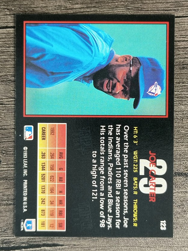 1993 Triple Play #123 Joe Carter