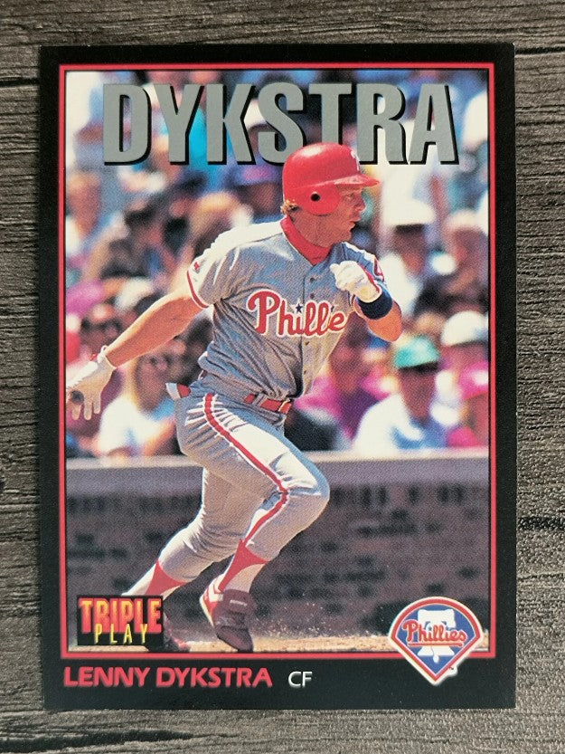 1993 Triple Play #185 Len Dykstra