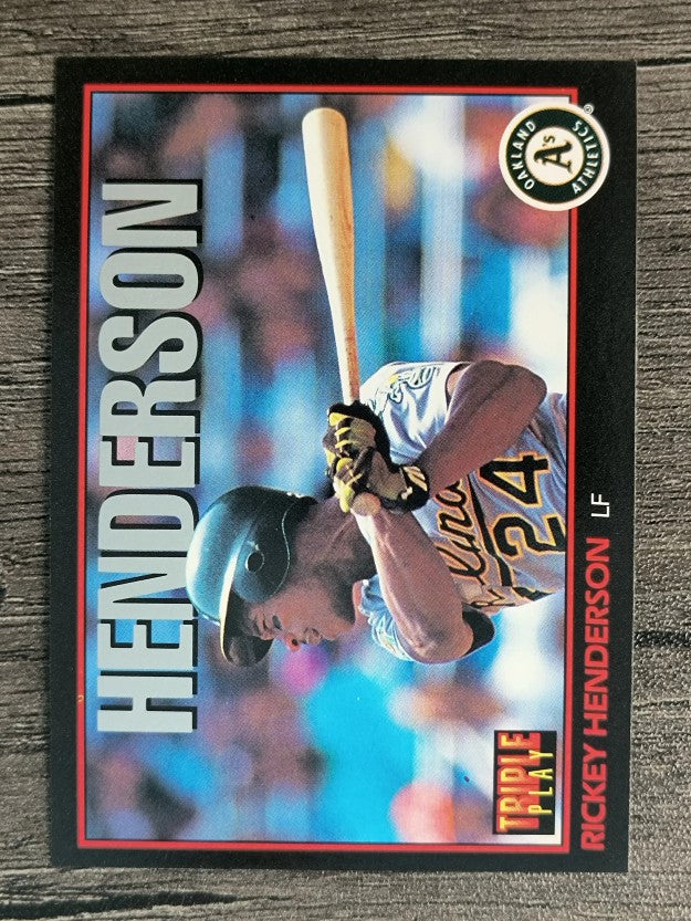 1993 Triple Play #219 Rickey Henderson