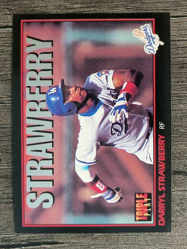 1993 Triple Play #187 Darryl Strawberry