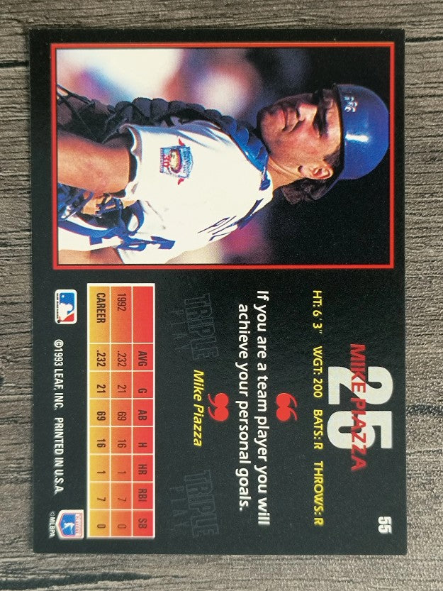 1993 Triple Play #55 Mike Piazza