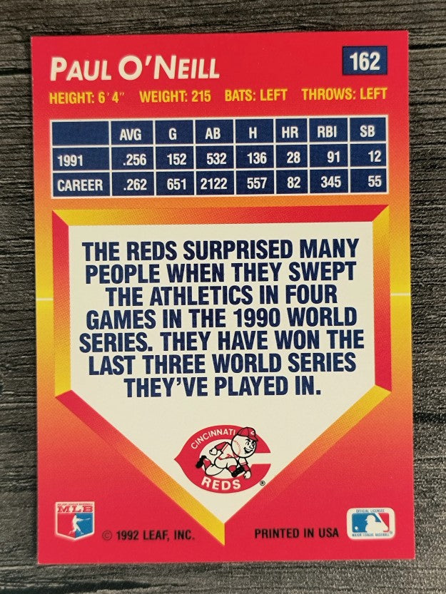 1992 Triple Play #162 Paul O'Neill