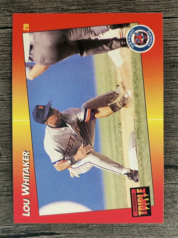 1992 Triple Play #117 Lou Whitaker