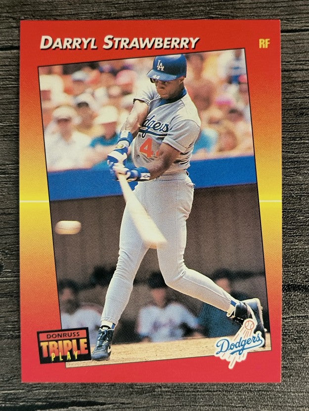 1992 Triple Play #187 Darryl Strawberry