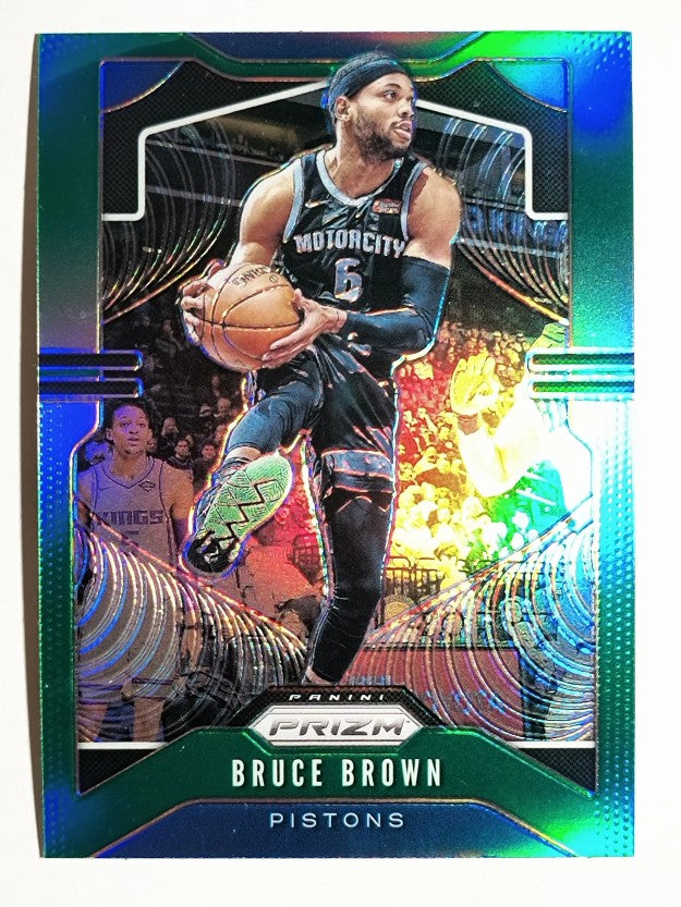 2019-20 Panini Prizm Prizms Green #97 Bruce Brown