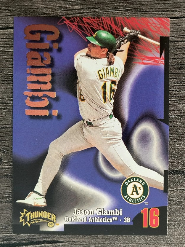 1998 Circa Thunder #157 Jason Giambi