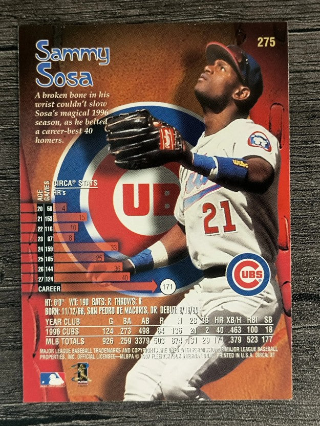 1997 Circa #275 Sammy Sosa