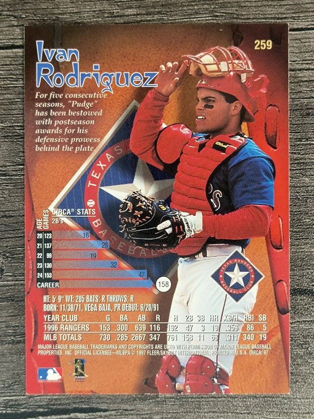 1997 Circa #259 Ivan Rodriguez