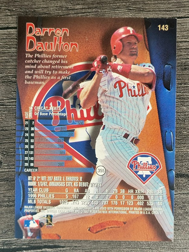 1997 Circa #143 Darren Daulton