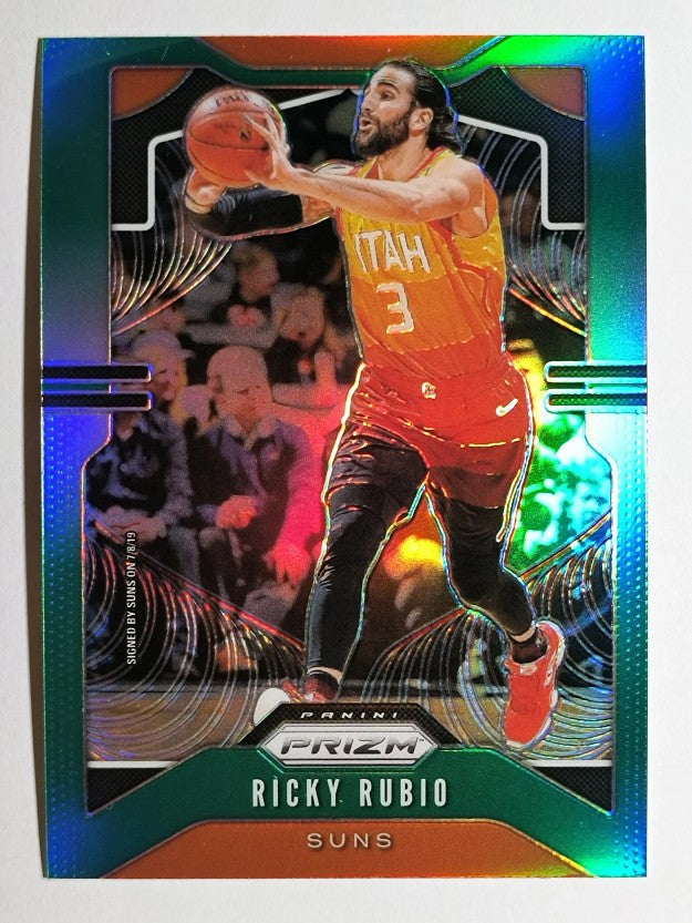 2019-20 Panini Prizm Prizms Green #167 Ricky Rubio