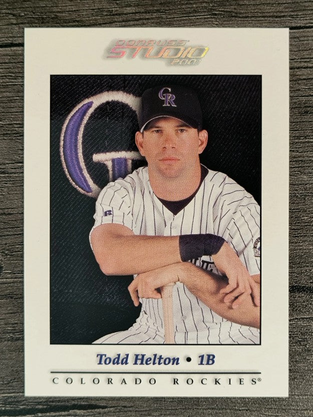 2001 Studio #12 Todd Helton