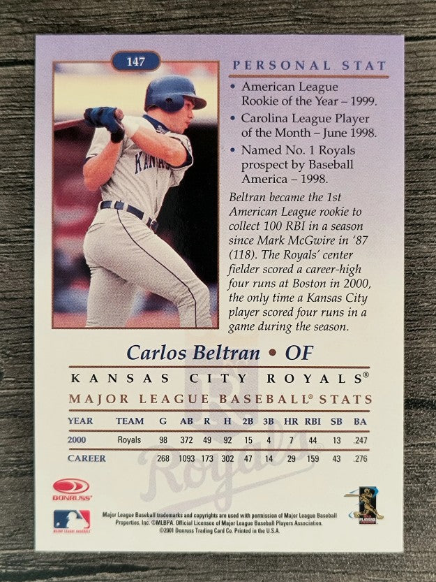 2001 Studio #147 Carlos Beltran