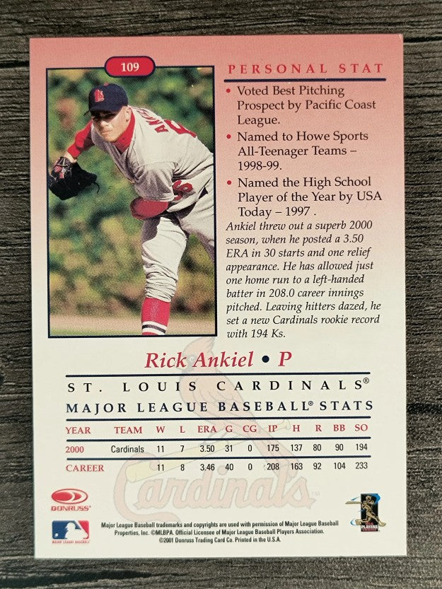 2001 Studio #109 Rick Ankiel