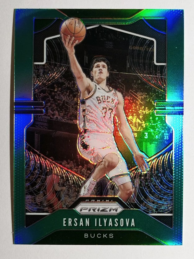2019-20 Panini Prizm Prizms Green #158 Ersan Ilyasova