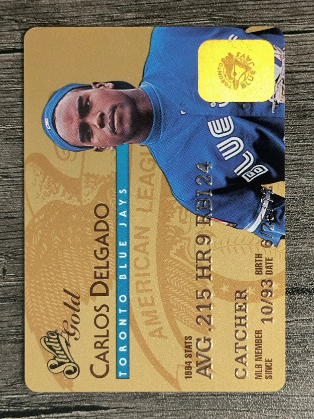1995 Studio Gold Series #43 Carlos Delgado