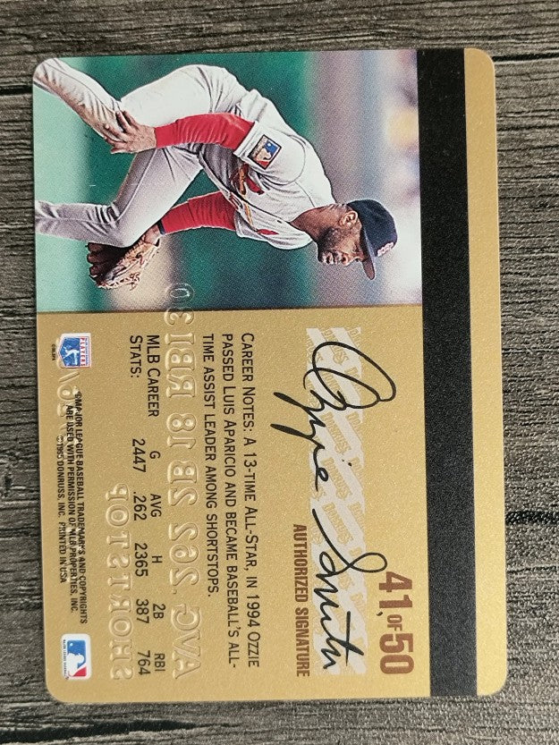 1995 Studio Gold Series #41 Ozzie Smith