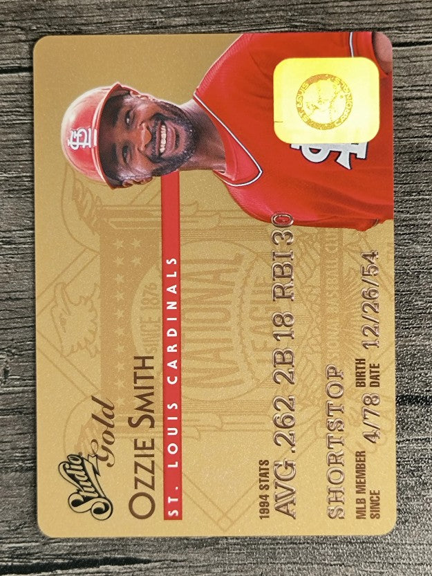 1995 Studio Gold Series #41 Ozzie Smith