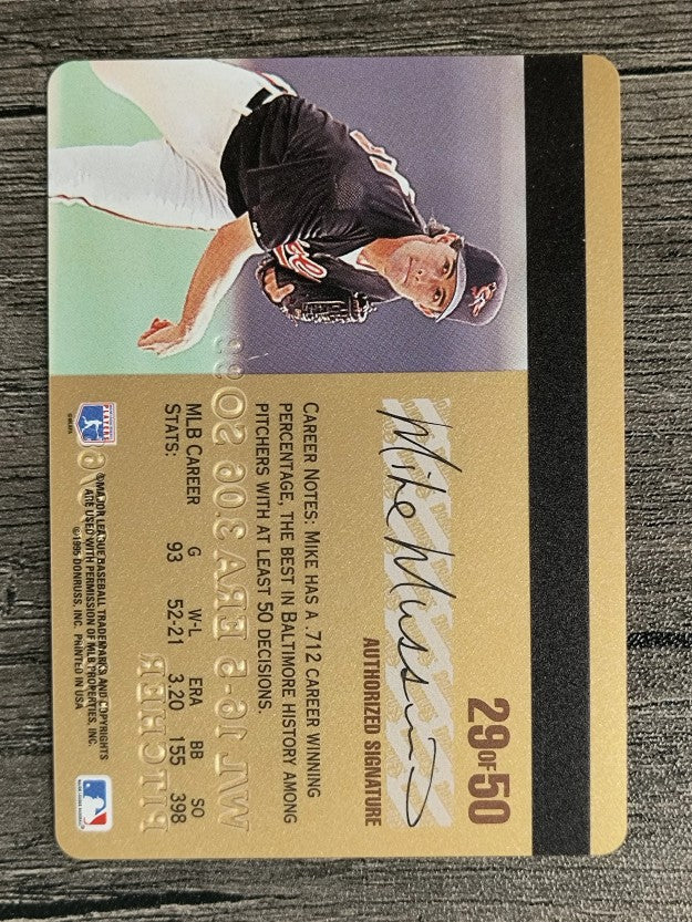1995 Studio Gold Series #29 Mike Mussina