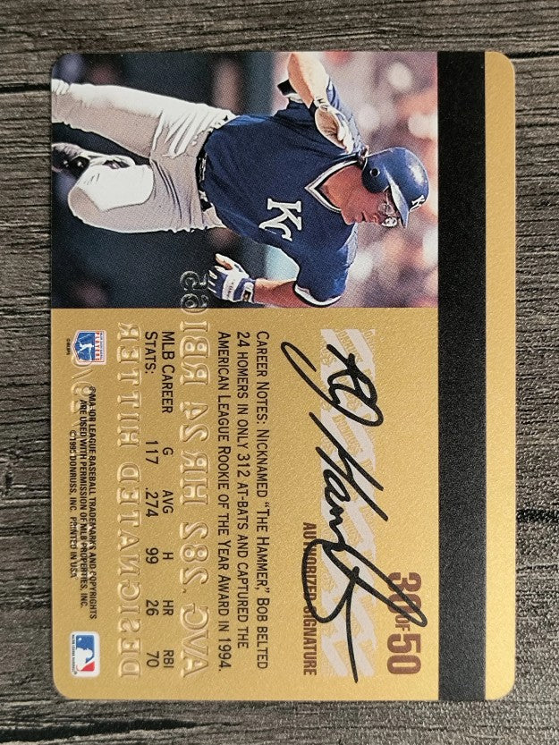 1995 Studio Gold Series #30 Bob Hamelin