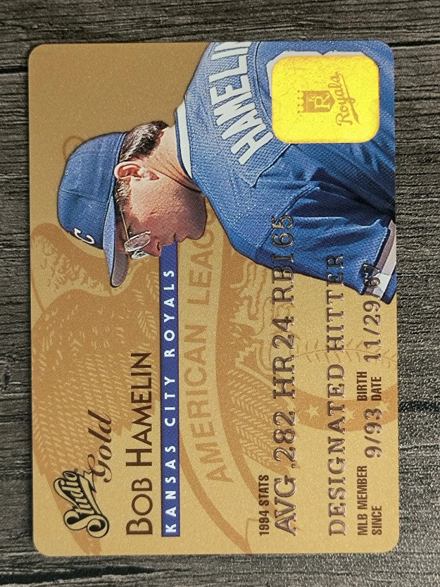 1995 Studio Gold Series #30 Bob Hamelin